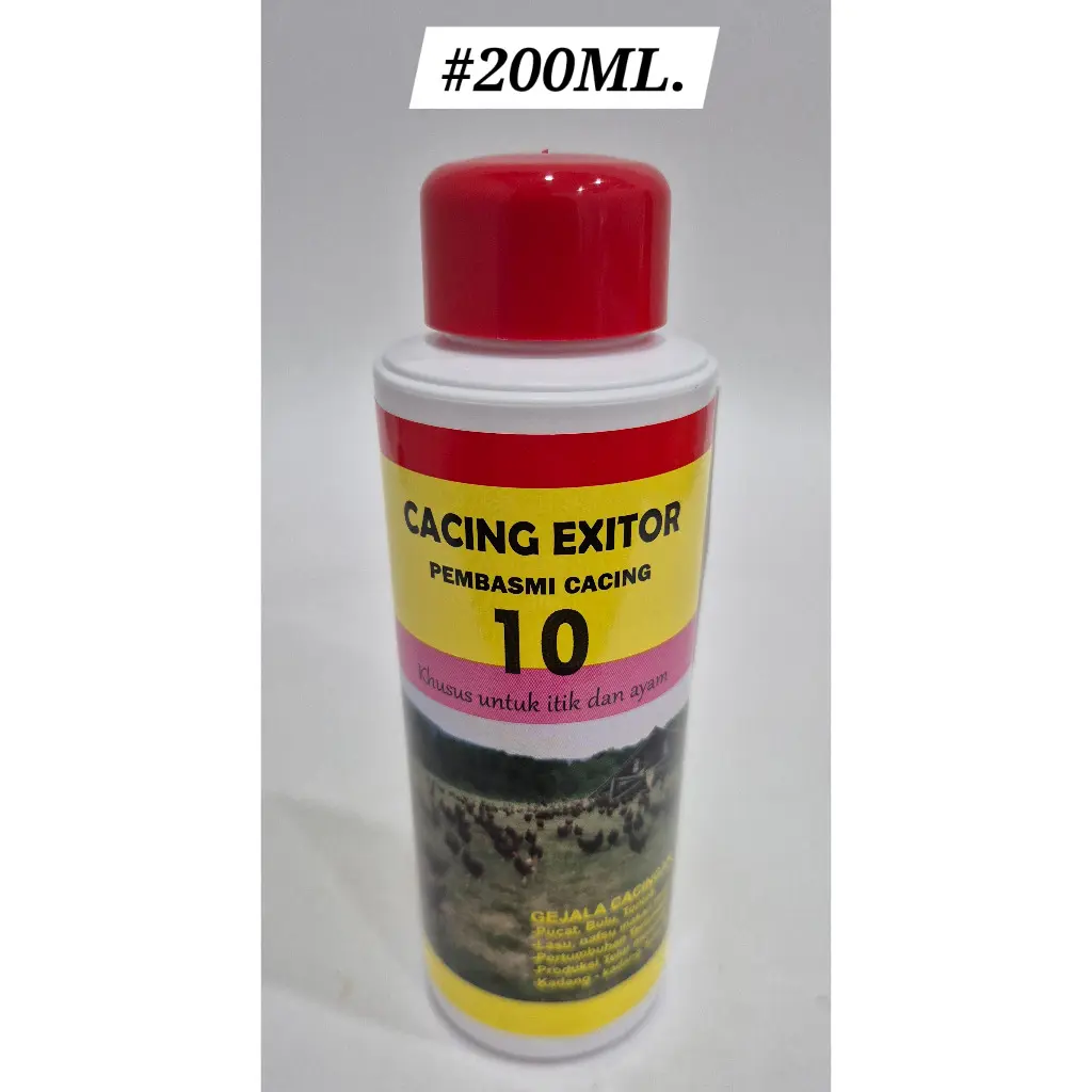 Cacing Exitor Pembasmi Cacing Chicken Duck Treatment Ayam Itik Worm 200ml