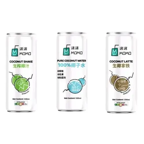 MOMO Coconut Beverages Carton // 12 x 330ml (Coconut Water/Coconut Shake/Coconut Latte)