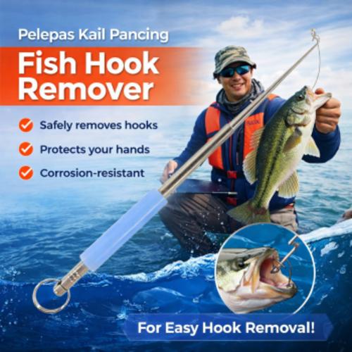Gambar TaffSPORT Pelepas Kail Pancing Fish Hook Remover Flexible Delicate - PRO12 dari Taffware Official Store Kota Administrasi Jakarta Barat Tokopedia