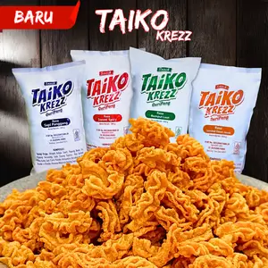 (HALAL) taiko krezz RASA BARU/Camilan ikan cumi kembang/Camilan murah/ Hadiah makanan/Camilan higienis/snack box/mukbang snack/snack 500g/snack 1kg/cemilan/cemilan enak simple/snack box kekinian/asmrmukbang/Cemilan Murah Halal/Cemilan