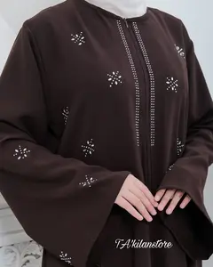 Gamis Lebaran Model Baru 2025 Macca Dress Abaya Remaja Kekinian GamisSabrina Silk Premium Mewah Kondangan Wanita Muslim