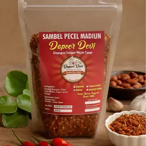 1 Kg SAMBEL PECEL ASLI MADIUN DAPOER DEVI 1 kg / Sambal Kacang Khas Madiun
