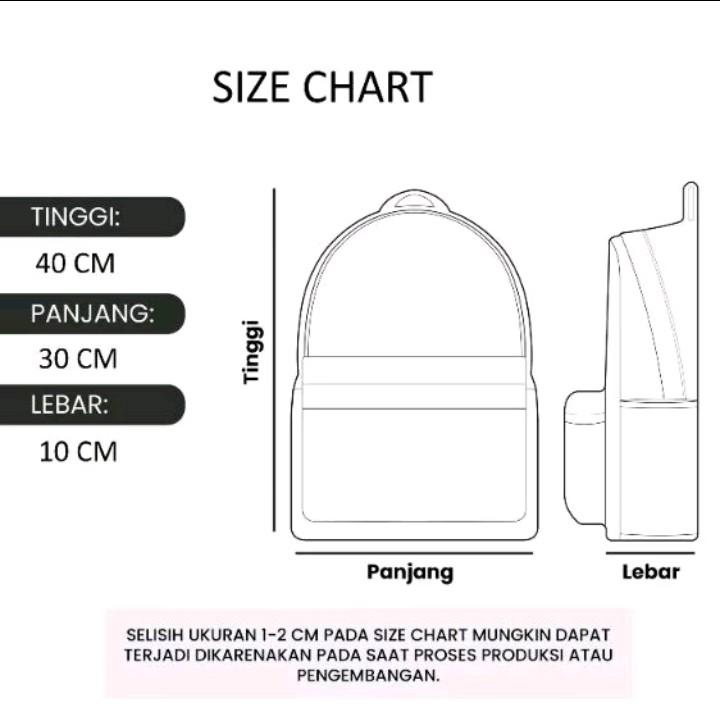 Zafran bags-Tas Ransel Sekolah pria Wanita Smp Sma Tas Casual Karakter Backpack Multifungsi Dead inside 3