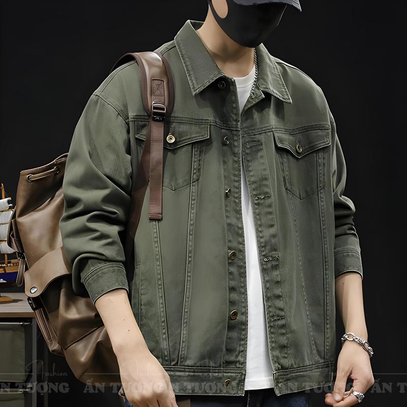 Áo khoác KAKI nam nữ basic AK001, mẫu áo phù hợp cho các anh em yêu thích trung tính Menswear Jacket