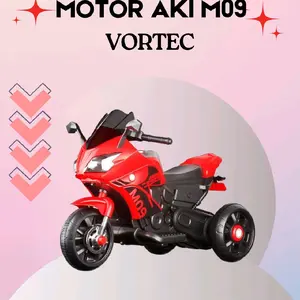 Motor Aki Anak Usb M09 Vortec Mainan Kendaraan Anak Toys Lampu Led Ban Control