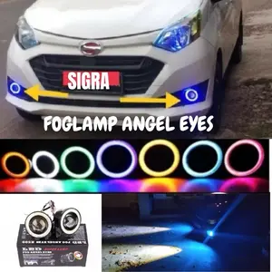 Foglamp Sigra Calya Lampu Bemper Mobil 89mm Projie LED Universal