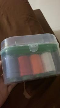 Product Review of อุปกรณ์เย็บผ้า กล่องHANDSTITCH ชุดอุปกรณ์เย็บปักถักร้อย ด้าย เข็ม กระดุม ขนาดพกพา คละสี from ด**ี ไ**์ 1