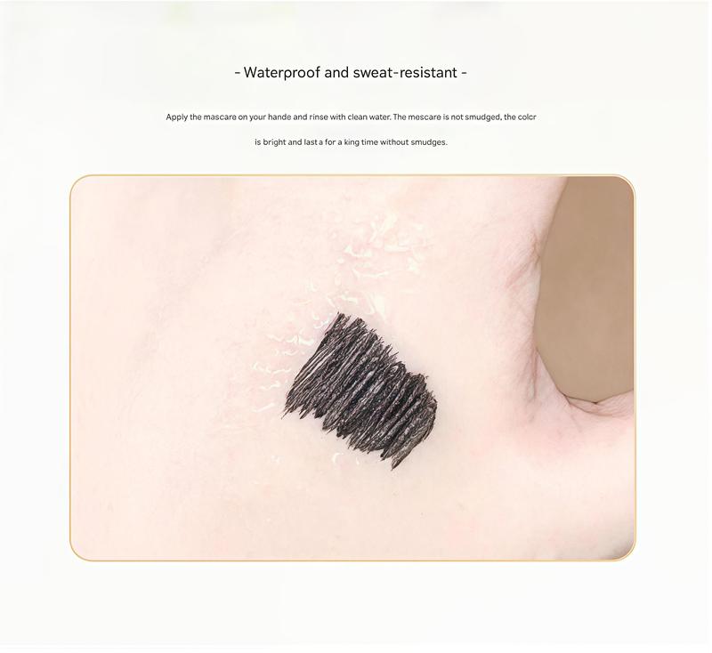 Product Introduction of Curl, slim, long and fixed makeup, small tube mascara, waterproof big eye makeup mascara, four colors available, 3D eye makeup effect 14
