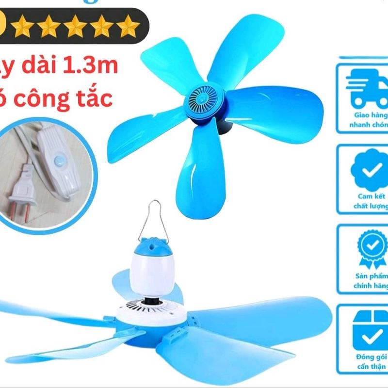 √Free ship Quạt màn 5 cánh -quạt trần mini hàng chuẩn chạy cực mát và êm