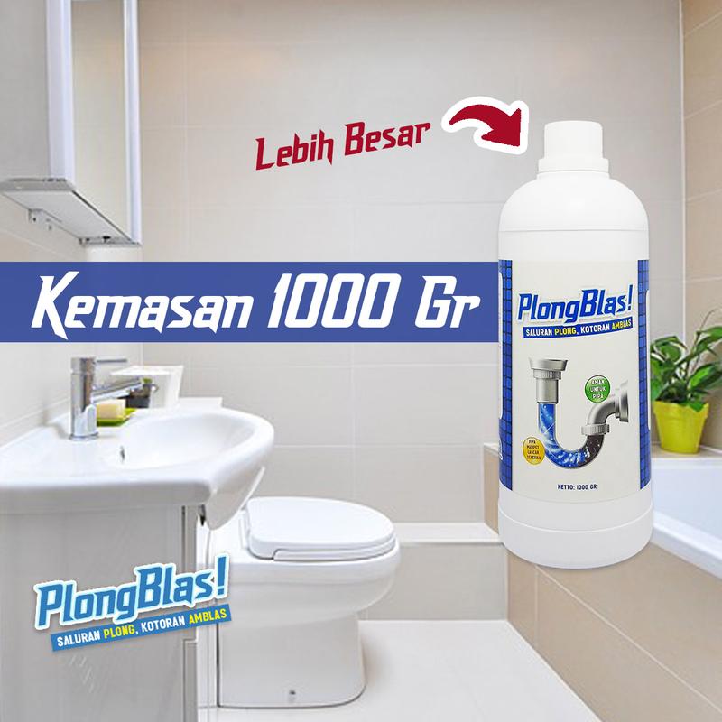PlongBlas! Anti Sumbat 1 KG untuk Saluran Mampet & WC Mampet 5