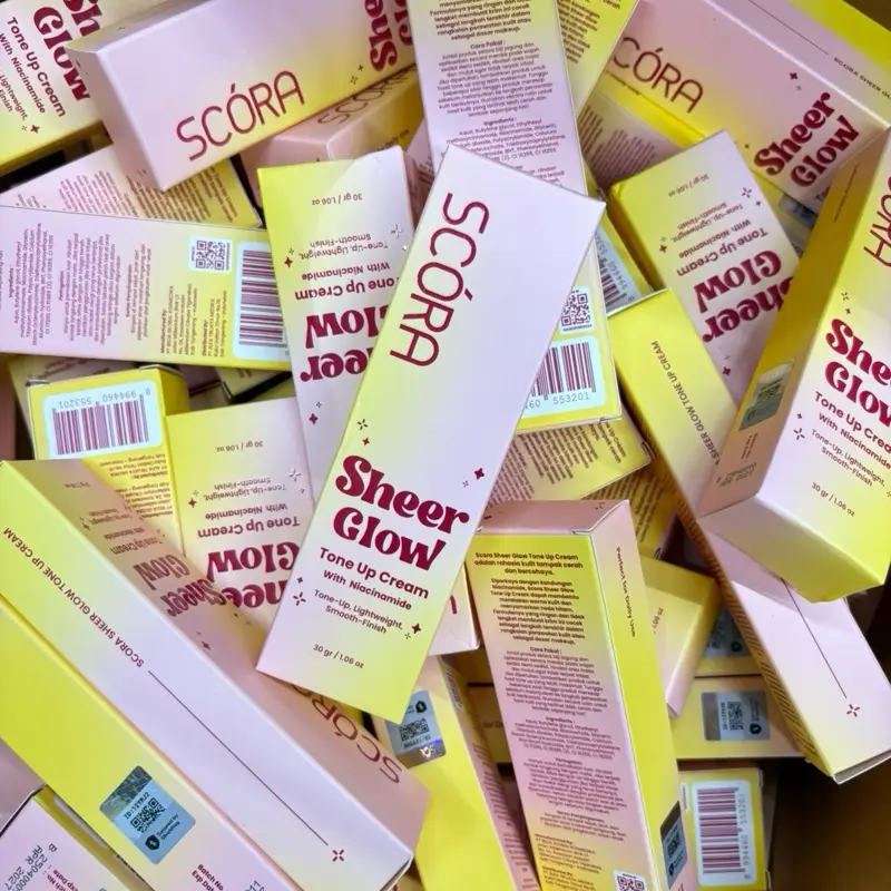 READY! SCORA SHEER GLOW TONE UP CREAM 30gram best seller tone up 3