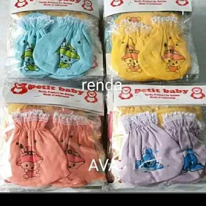 3 pcs sarung tangan bayi Baru lahir Newborn