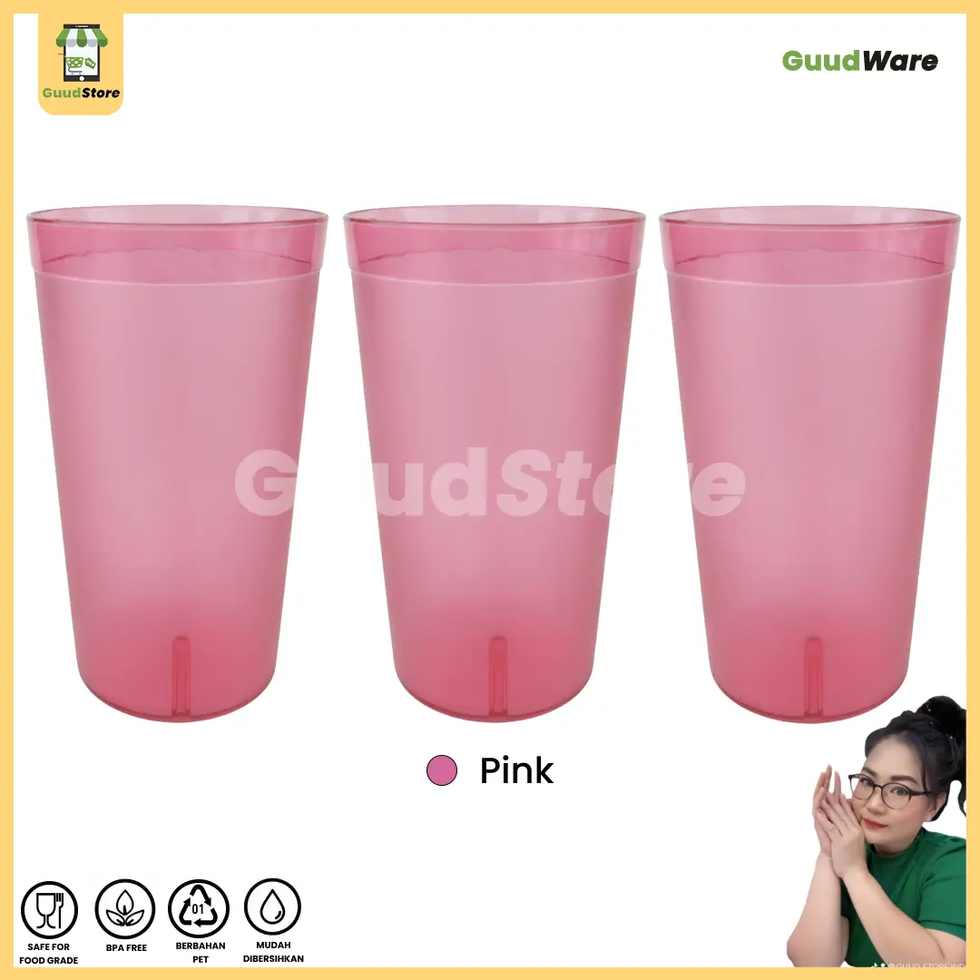 Gelas Matcha Pink