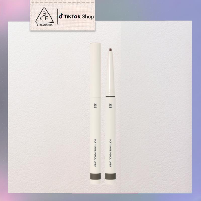 Bút chì kẻ mắt 3CE 0.1g mềm mại Soft Mute Pencil Liner 0.1 g