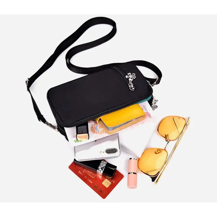Civeto TS156 Tas Selempang Mini Wanita Sweet Love Nylon Waterproof Sling Bag 2
