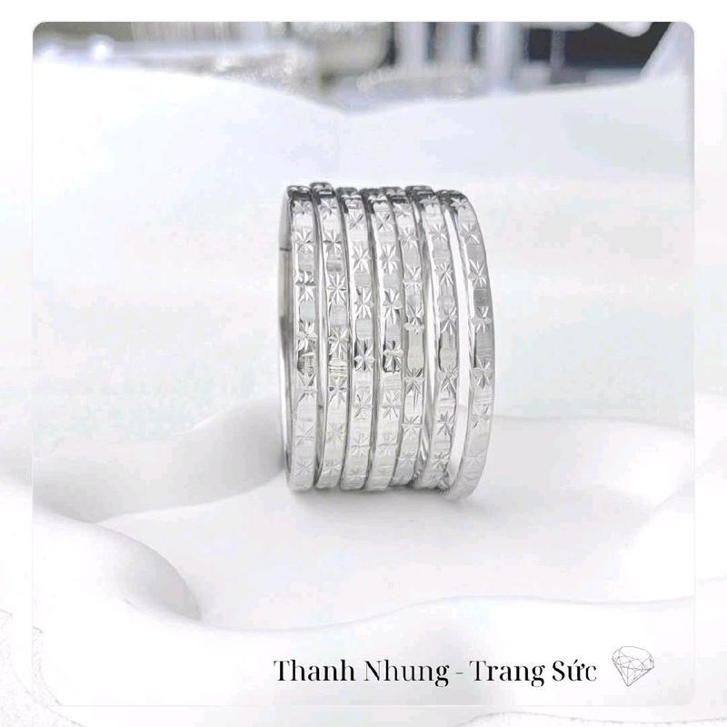  Vòng Ximen Inox Có Khoá Chất Liệu Inox Cấp Cao Không Ra Ten Không Gỉ Sét Kích Cỡ 4Li Phụ Kiện Sang Trọng - Trang Sức Phụ Kiện 