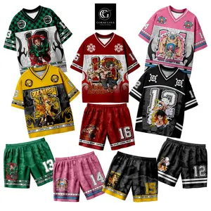 Corak Gaya Oneset Olahraga Outdoor Sport Baju Kaos Jersey 2-12Thn Oversize Dryfit Rugby Baseball Retro streetwear Setiap Corak Ada Gaya