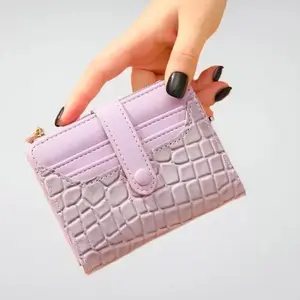 [Beli Lokal] Genie Wallet - Dompet wanita - Dompet lipat - Dompet kartu Kulit Uang Hitam Cewek