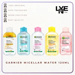 Garnier Micellar Water 125ml / Pink / Salicylic BHA / Yellow / Vitamin C / Rose