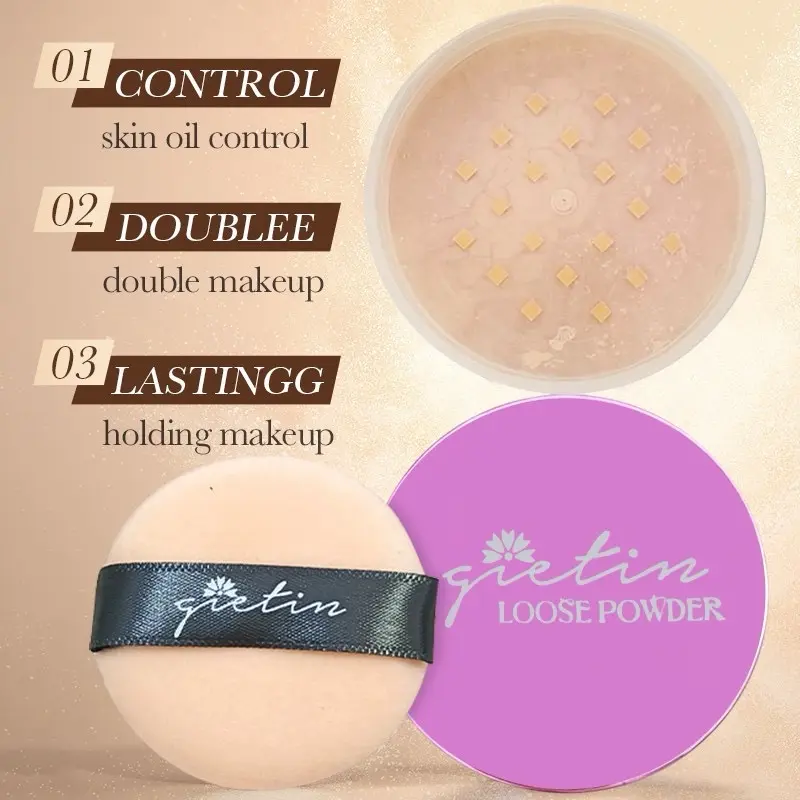 Gietin Exquisite Loose Powder GT20 Bedak Tabur Oil Control Wajah Berminyak