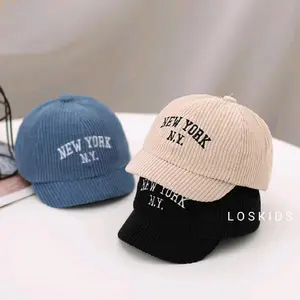 Topi Anak Corduroy Premium Untuk anak 2 sampe 5 tahun Fashion Hitam Bayi Denim