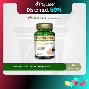 Sido Muncul Natural Sari Kunyit Plus Soft 50 Capsule