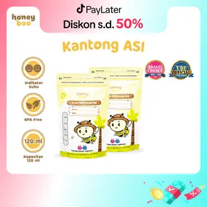[EXCLUSIVE LIVE] Honey Boo - Plastik Kantong ASI Bayi Breast Milk Kemasan 120ml