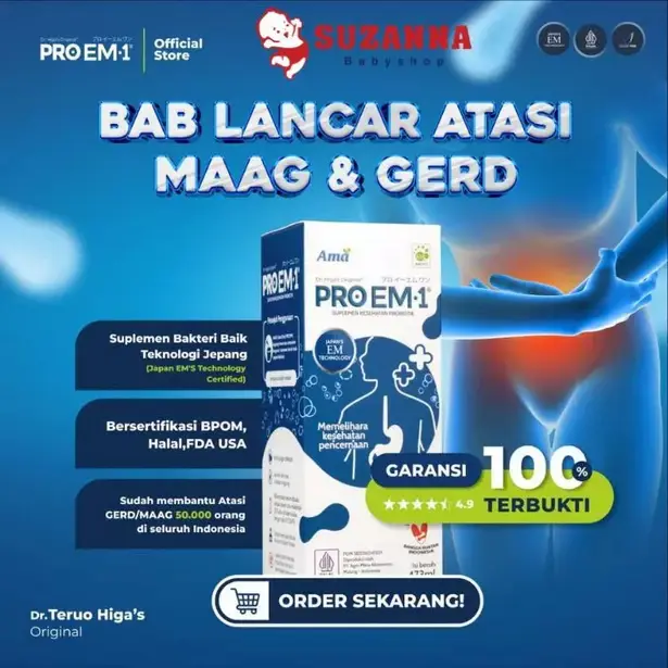 Pro EM 1 -- Probiotik Suplemen Kesehatan - Shop | Tokopedia