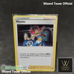 phoebe pokemon card Amazon.com: Phoebe - 161/163 - Full Art Ultra Rare - Sword & Shield main image 0