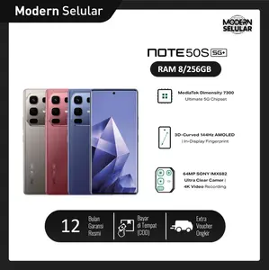 Infinix Note 50S 5G+ 8/256GB - Up to 16GB Extended RAM - Dimensity 7300 Ultimate - 6.78” 3D Curved FHD+ Amoled - 64MP OIS - 5200 mAh - NFC