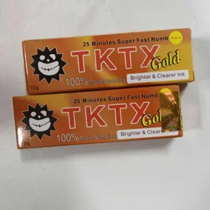 TKTX 100% GOLD Numbing Krim ANESTESI CREAM CS Untuk digunakan Tatto/Sulam Alis/Sulam Bibir Tatoo Numbing Cream