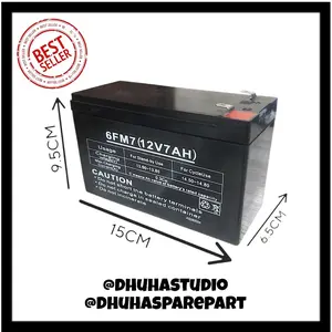Aki Battery Universal 12V 7AH Dan 7.8AH Untuk Speaker/mobilan anak/motoran anak