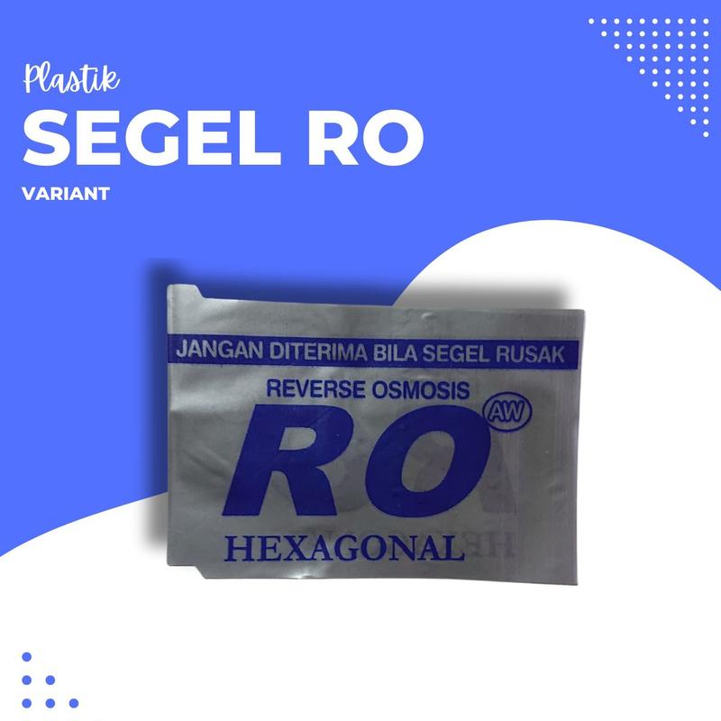 Plastik segel RO ( reverse osmosis ) - berbagai warna 5