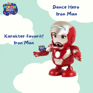Mainan Robot Dance Hero Iron Man Karakter Favorit Avengers Ironman