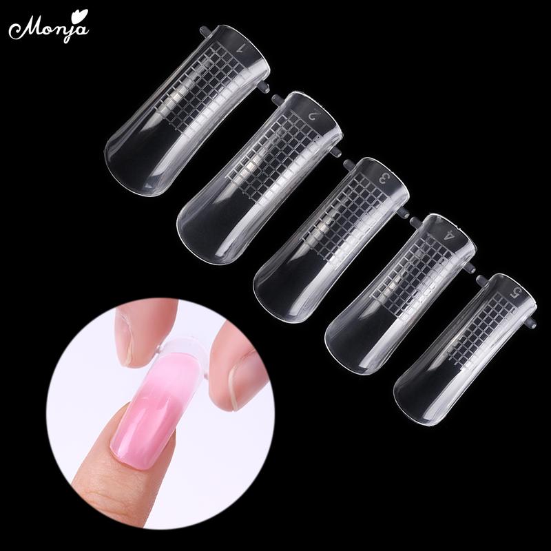 Bộ Gel Xây Dựng UV Nghệ Thuật Làm Móng, Monja, 5 Cái / Bộ, Làm Móng Nối Nhanh, Cọ Nối Ngón Tay Chất Lỏng Synovial, Hình Tượng Đầu Móng Tay Kiểu Pháp, Bộ Dụng Cụ Làm Móng Nghệ Thuật Tự Làm 4