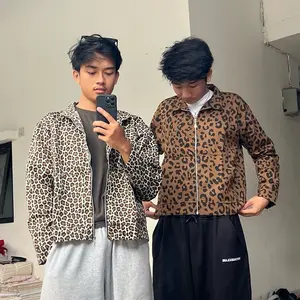 WORK JACKET PATTERN LEOPARD | JAKET BOXY MOTIF MACAN RANTING