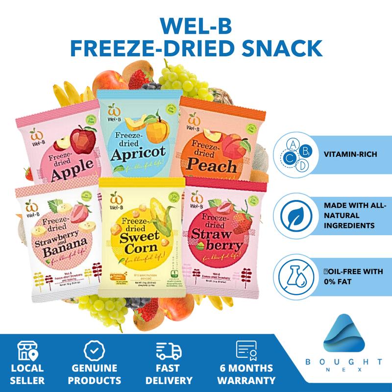Wel-B Assorted Vitamin-Rich Freeze-Dried Fruits Snack Yogurt Melts ...