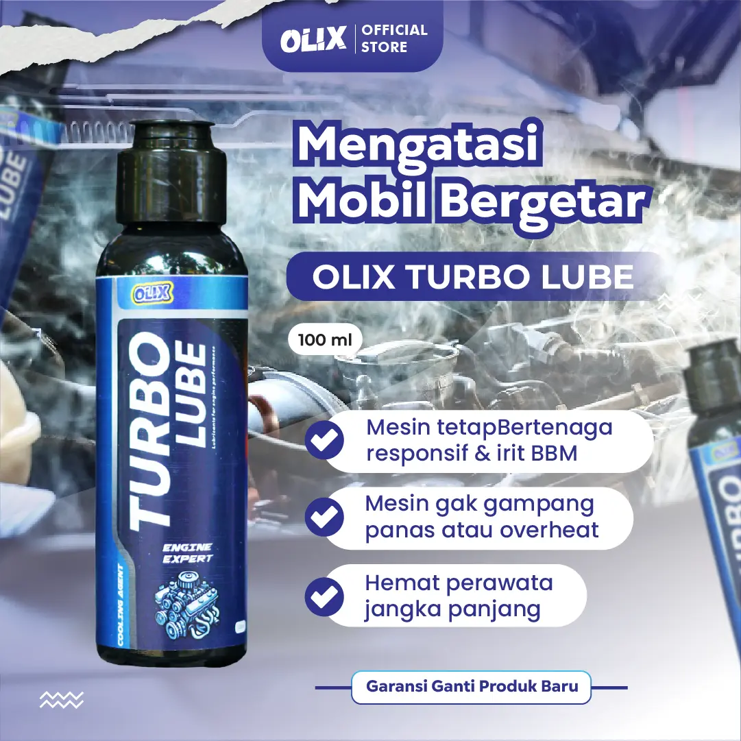 OLIX TURBO LUBE | A ATASI MOBIL PERMASALAHAN MESIN BERGETAR, OVERHEAT TANPA HARUS KE BENGKEL