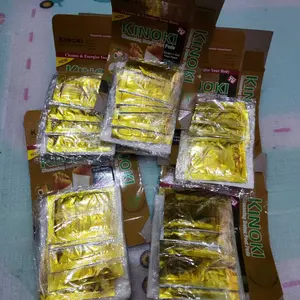 PROMO Paket 5 Box isi 50 PCS Kinoki Gold Detox Foot Pads Koyo Penyerap Racun Dalam Tubuh Secara Alami - BELANJA MURAH