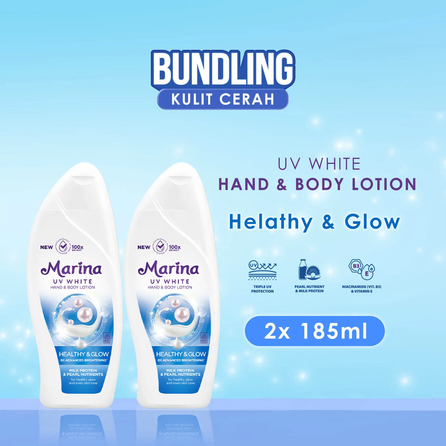 2 PCS Healthy & Glow