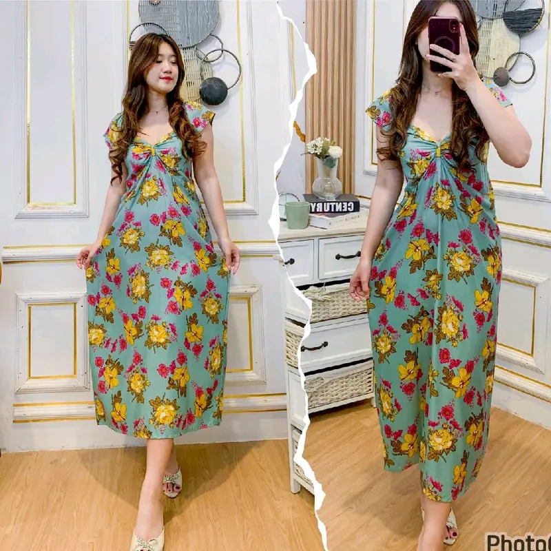Dress Gisel Daster pita rayon bali 6