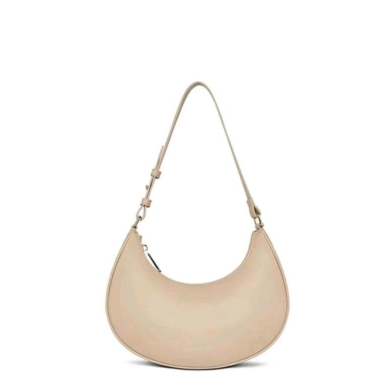 [BELI LOKAL] Moonbag Tas Bahu Wanita Selempang Cewek Murah - Tas Bulan Perempuan Viral - Shoulder Bag - Slingbag kekinian - Tebal - Resleting. 6