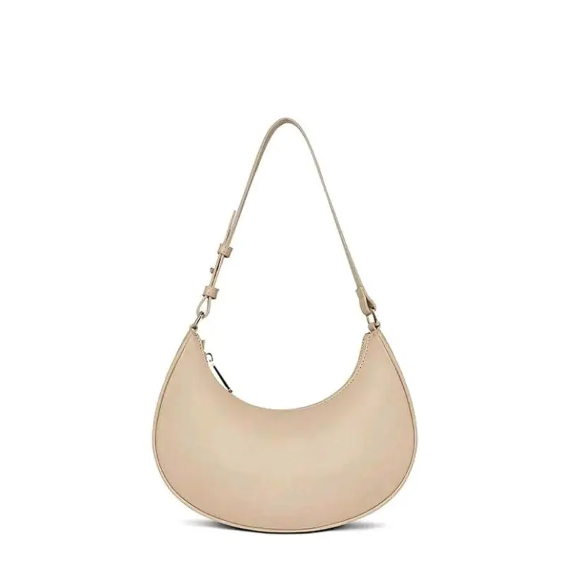 [BELI LOKAL] Moonbag Tas Bahu Wanita Selempang Cewek Murah - Tas Bulan Perempuan Viral - Shoulder Bag - Slingbag kekinian - Tebal - Resleting. 6