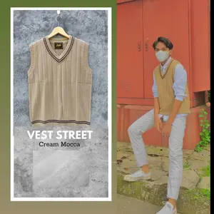 Vest street style SKYLIN - Rompi Rajut Premium  korean style  rompi  cowok
