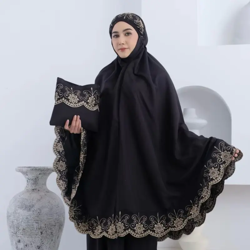 ASADEL - MUKENA KHODIJAH GRACELA DEWASA KATUN PREMIUM RENDA BORDIR CANTIK Mukenah