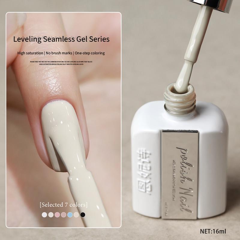  Gel Sơn Móng Tay Cân Bằng Một Phút Độ bão hòa cao Lâu trôi Màu trắng đen Gel màu móng tay sữa chua Cần đèn móng tay để khô Hàng mới về 2025 