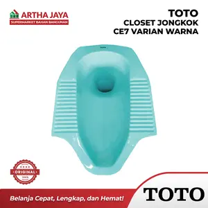 TOTO CLOSET JONGKOK CE7 VARIAN WARNA / BEIGE / BIRU / HIJAU / IVORY / MANHATTAN / MAROON /PINK