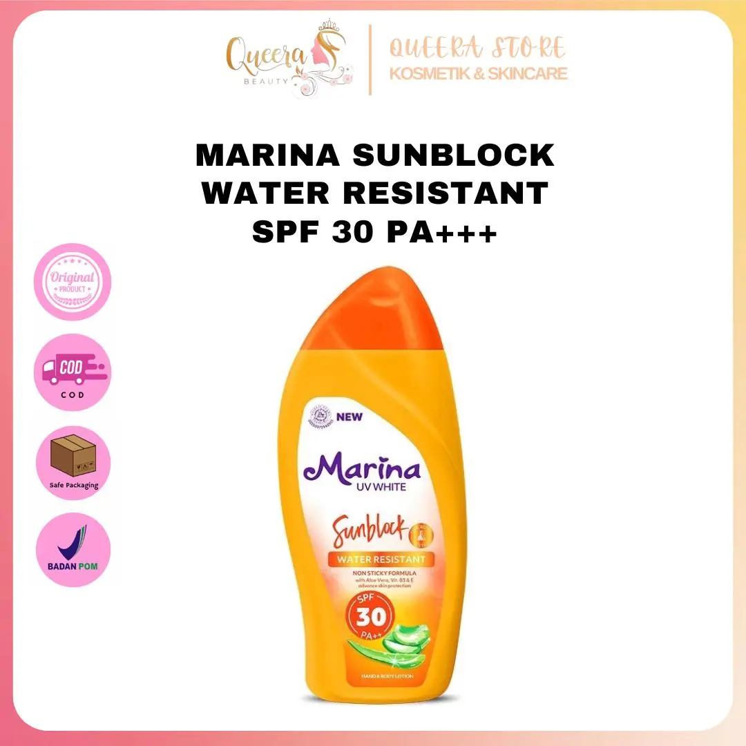 MARINA BODY LOTION SUNBLOCK WATER RESISTANT SPF 30 PA++ 85ML