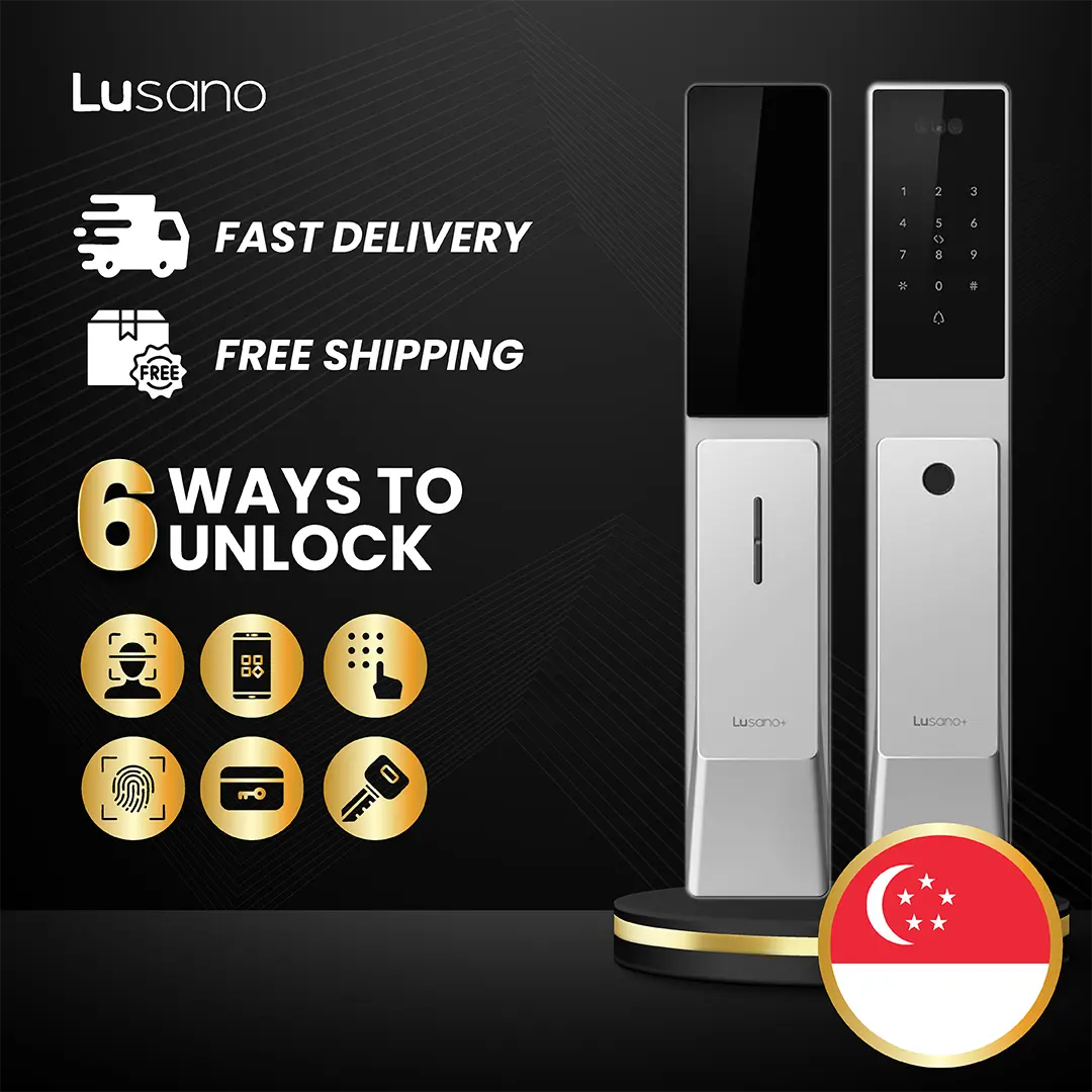 [NEW LAUNCH] Lusano Space X+ Push Pull Digital Lock (Cool Silver)
