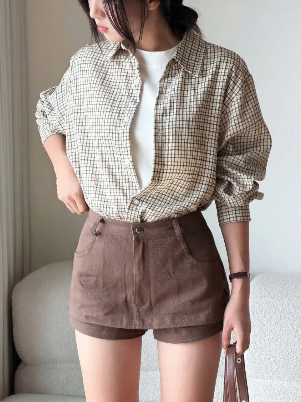 Quần Váy Kaki Chất Vải Jean Dày Dặn Dáng Ngắn Miho House | BigBuy360 - bigbuy360.vn